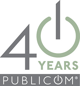 Publicom 40+1 logo